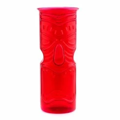 Cheapest ✔️ BarMan Red Plastic Tiki Cup - 32 Ounce 🔥