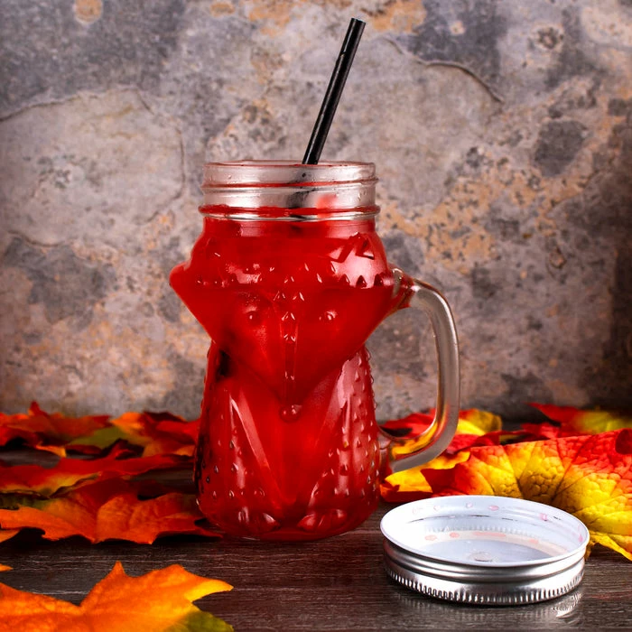 Hot Sale ❤️ BarMan BarConic® Fox Mason Jar With Handle - 16 Ounce ???? 5 Hot Sale ❤️ BarMan BarConic® Fox Mason Jar With Handle - 16 Ounce ???? - Image 5