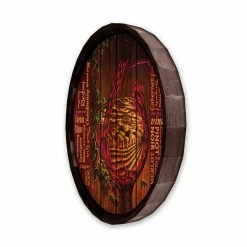 Best deal ⭐ BarMan Vino Barrel Top Tavern Sign 😉 -BarMan - shop BarrelTop SideAngledView BT KC BARR SIGN VIN 700x700