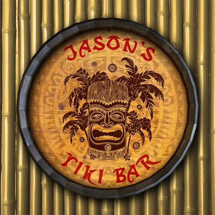 Coupon ???? BarMan Tiki Bar Barrel Top Tavern Sign ???? 2 Coupon ???? BarMan Tiki Bar Barrel Top Tavern Sign ???? - Image 2