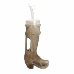 Outlet 🔥 BarMan Plastic Smoke Cowboy Boot W/handle - 32 Oz 🛒