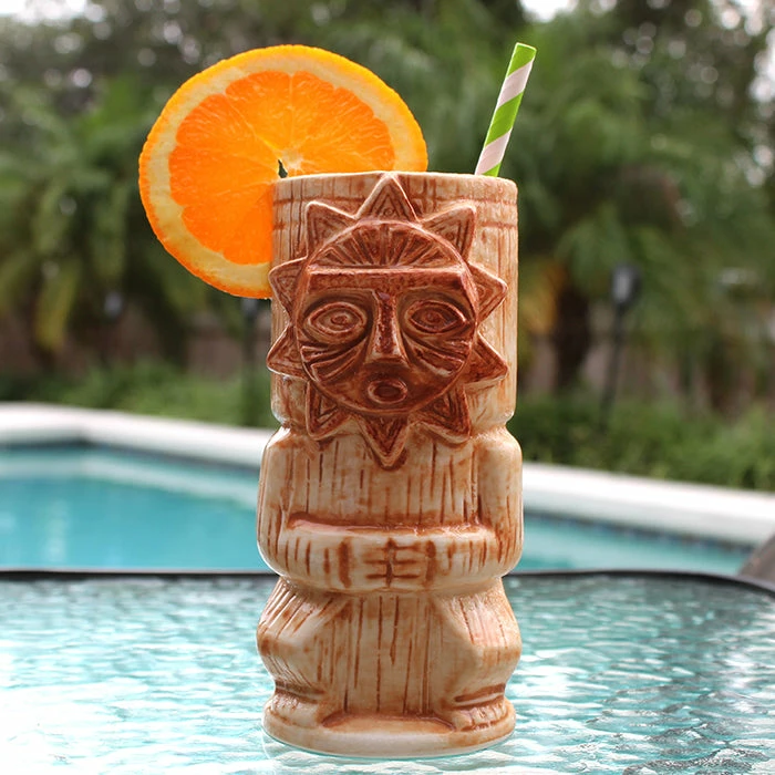 Promo 🛒 BarMan BarConic® Tiki Drinkware - Sun God - 16 Oz ⭐ 2 Promo 🛒 BarMan BarConic® Tiki Drinkware - Sun God - 16 Oz ⭐ - Image 2
