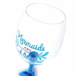 Cheapest 🌟 BarMan Mermaids Are Supposed To Drink Like Fish Novelty Wine Glass - 750ml ⭐ -BarMan - shop MermaidTailWineGlass 800BPC 5 700x700