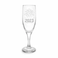 Hot Sale 😉 BarMan NEW YEARS CHAMPAGNE GLASS - 2023 - 7.5 OZ FLUTE 👍