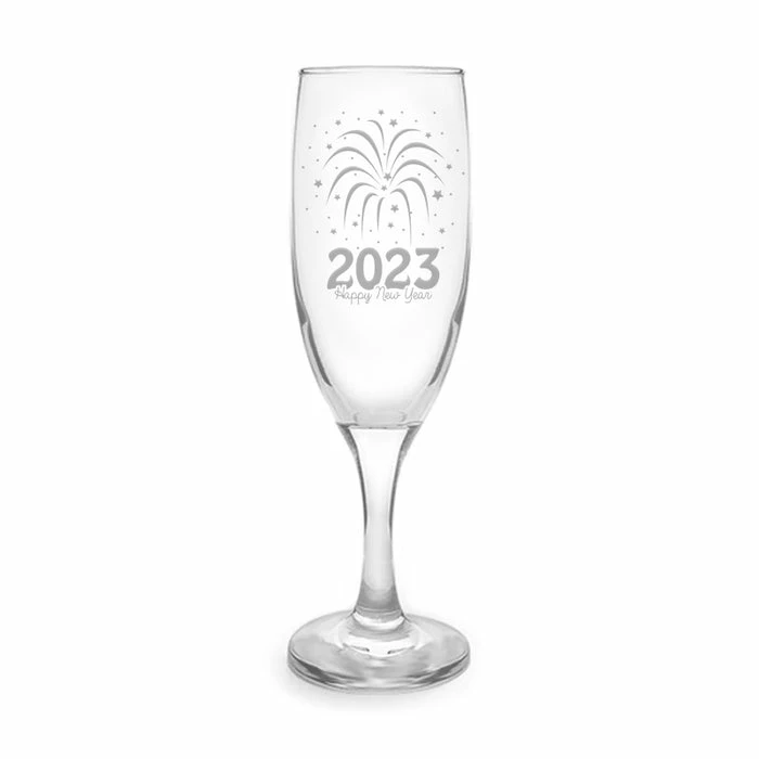 Hot Sale ๐ BarMan NEW YEARS CHAMPAGNE GLASS - 2023 - 7.5 OZ FLUTE ๐ 1 Hot Sale ๐ BarMan NEW YEARS CHAMPAGNE GLASS - 2023 - 7.5 OZ FLUTE ๐