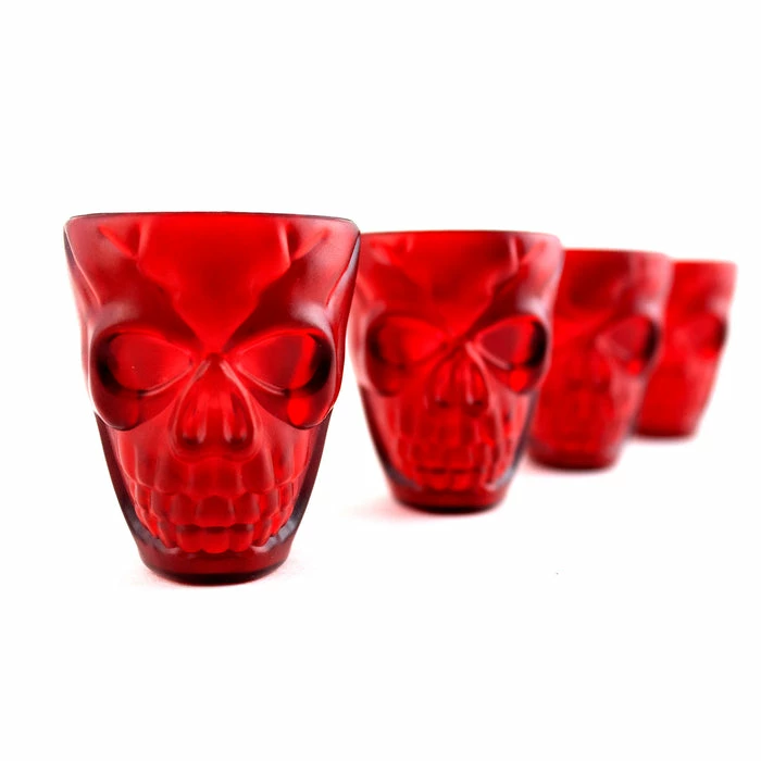 Best deal 🧨 BarMan Gothic Skull Ruby Plastic Shot Glasses - 2 Ounce - Pack Of 4 🛒 1 Best deal 🧨 BarMan Gothic Skull Ruby Plastic Shot Glasses - 2 Ounce - Pack Of 4 🛒