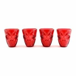 Best deal 🧨 BarMan Gothic Skull Ruby Plastic Shot Glasses - 2 Ounce - Pack Of 4 🛒 9 Best deal 🧨 BarMan Gothic Skull Ruby Plastic Shot Glasses - 2 Ounce - Pack Of 4 🛒 -BarMan - shop Red Skull Shot Cups set of 4 2 700x700