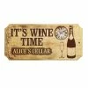 Cheapest 🌟 BarMan Custom Wood Plaque Sign - Time For Wine 💯