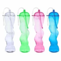 Discount 😉 BarMan BarConic® 22oz Twisted Party Yard Cup W/lid & Handle [Assorted Colors] ✨