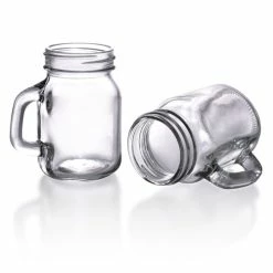 Best deal 🎁 BarMan BarConic® 4.5 Oz Mason Jar Glass With Handle 🔥 -BarMan - shop barconic 4 5oz glass mason jar 700x700
