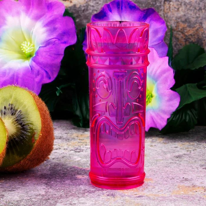 New 🔔 BarMan BarConic® Plastic Tiki Shot - Pink - 2.25 Ounce 🤩 2 New 🔔 BarMan BarConic® Plastic Tiki Shot - Pink - 2.25 Ounce 🤩 - Image 2