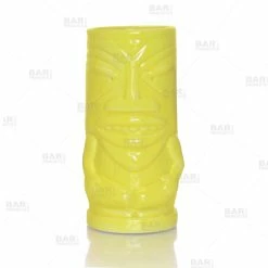 Promo 🤩 BarMan BarConic® 12 Oz Tiki Drinkware – Yellow ⌛