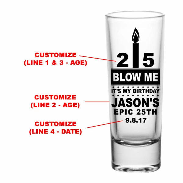 Cheapest ✔️ BarMan CUSTOMIZABLE - 2oz Tall Clear Shot Glass - Blow Me ???? 2 Cheapest ✔️ BarMan CUSTOMIZABLE - 2oz Tall Clear Shot Glass - Blow Me ???? - Image 2