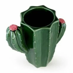 Alternative view of Best Pirce ???? BarMan BarConic ® Tiki Mug - Cactus W/ Lid - 15 Ounce ????