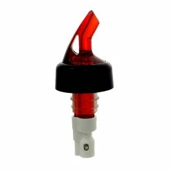 Best Pirce 🛒 BarMan Collared Liquor Pourers - Precision 3 Ball Measures 😉 -BarMan - shop collared red measured pourer wht bpc 1 700x700