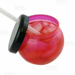 Wholesale ✨ BarMan BarConic® Pink Fishbowl Plastic Drinkware - 20 Ounce - With Lid And Straw 👍 7 Wholesale ✨ BarMan BarConic® Pink Fishbowl Plastic Drinkware - 20 Ounce - With Lid And Straw 👍 -BarMan - shop dw fbwlid pink20 800 white bg liquid bpc 700x700