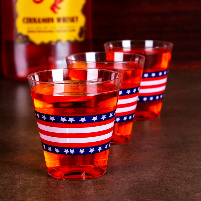 Best Pirce ???? BarMan Flag Print Shot Glasses - 40ct. - 2 Ounce ⭐ 2 Best Pirce ???? BarMan Flag Print Shot Glasses - 40ct. - 2 Ounce ⭐ - Image 2