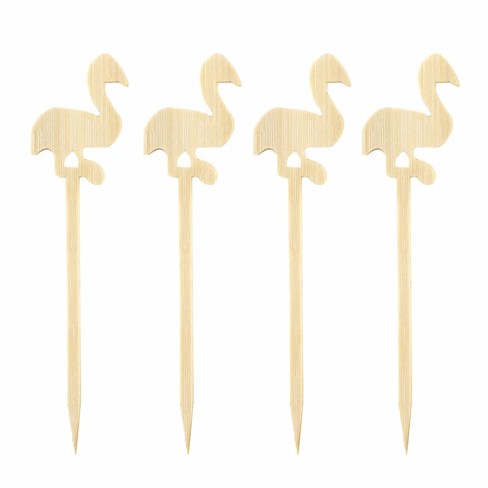 Hot Sale ???? BarMan BarConic® Bamboo Flamingo Cocktail Picks - 100 Pack ???? 1 Hot Sale ???? BarMan BarConic® Bamboo Flamingo Cocktail Picks - 100 Pack ????