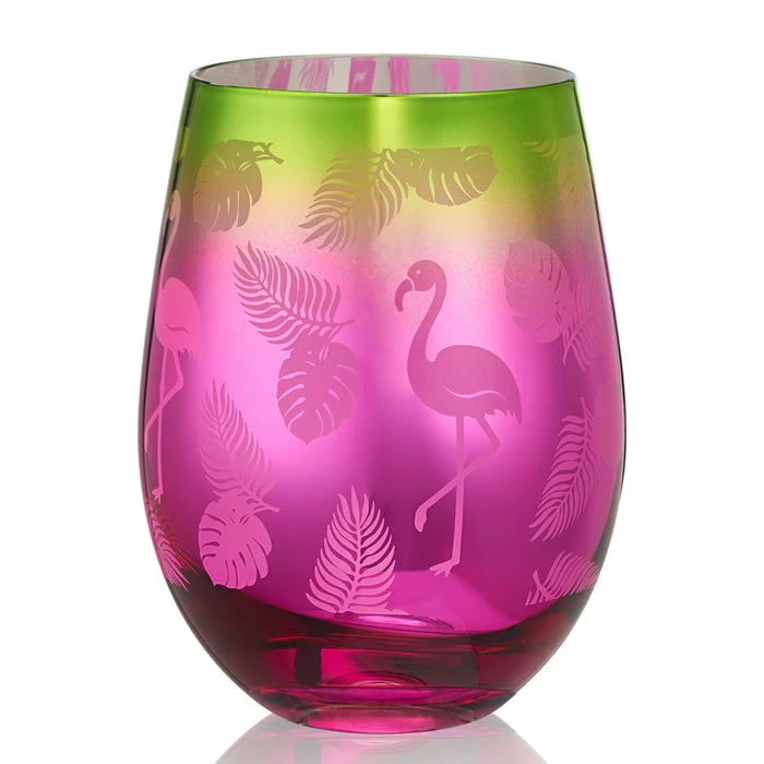 Discount 😉 BarMan FLAMINGO TROPICS 20 Oz. STEMLESS WINE GLASS ✔️ 1 Discount 😉 BarMan FLAMINGO TROPICS 20 Oz. STEMLESS WINE GLASS ✔️