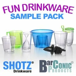 Top 10 😀 BarMan BarConic® / SHOTZ® Plastic Fun Drinkware Sample Pack 😀