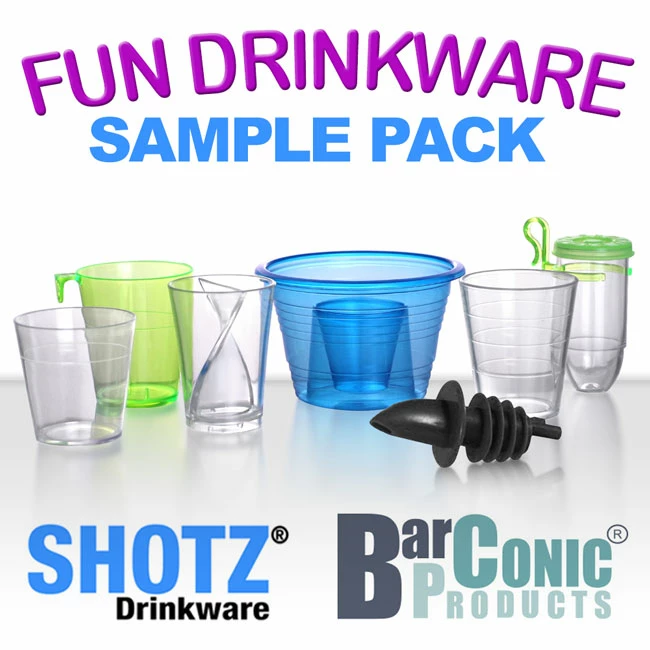 Top 10 😀 BarMan BarConic® / SHOTZ® Plastic Fun Drinkware Sample Pack 😀 1 Top 10 😀 BarMan BarConic® / SHOTZ® Plastic Fun Drinkware Sample Pack 😀