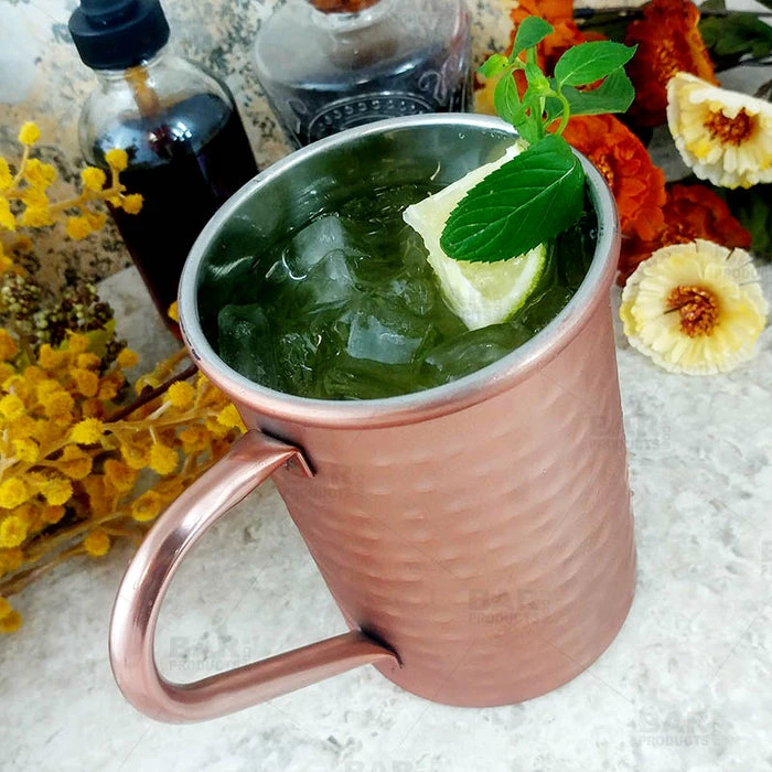 Coupon ⭐ BarMan Copper Plated ???? Hammered Moscow Mule Classic - 18oz ⌛ 4 Coupon ⭐ BarMan Copper Plated ???? Hammered Moscow Mule Classic - 18oz ⌛ - Image 4