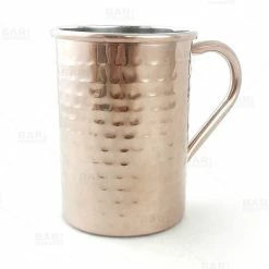 Coupon ⭐ BarMan Copper Plated 🔨 Hammered Moscow Mule Classic - 18oz ⌛