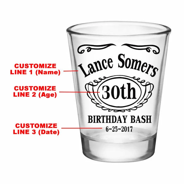 Coupon ???? BarMan CUSTOMIZABLE - 1.75oz Clear Shot Glass - ???? Birthday Bash ???? 2 Coupon ???? BarMan CUSTOMIZABLE - 1.75oz Clear Shot Glass - ???? Birthday Bash ???? - Image 2