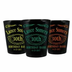 Coupon 😀 BarMan CUSTOMIZABLE - 1.75oz Black Shot Glass - 🎂 Birthday Bash 💯 -BarMan - shop jack birthday web 5 700x700
