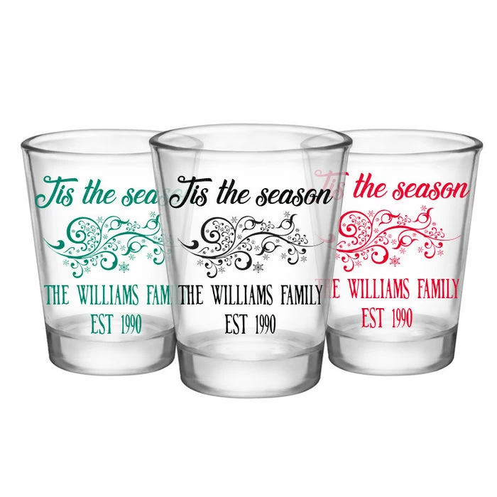 Hot Sale 🎁 BarMan CUSTOMIZABLE - 1.75oz Clear Shot Glass- Tis The Season 🔔 1 Hot Sale 🎁 BarMan CUSTOMIZABLE - 1.75oz Clear Shot Glass- Tis The Season 🔔