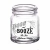 New ⌛ BarMan CUSTOMIZABLE - 2oz Clear Mini Mason Jar Shot Glass - Boos & Booze ✔️