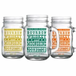 Hot Sale 🧨 BarMan CUSTOMIZABLE - 16oz Mason Jar With Handle - Bourbon, Whisky And Moonshine ✨ -BarMan - shop mason jars 16oz bourbon web 5 700x700