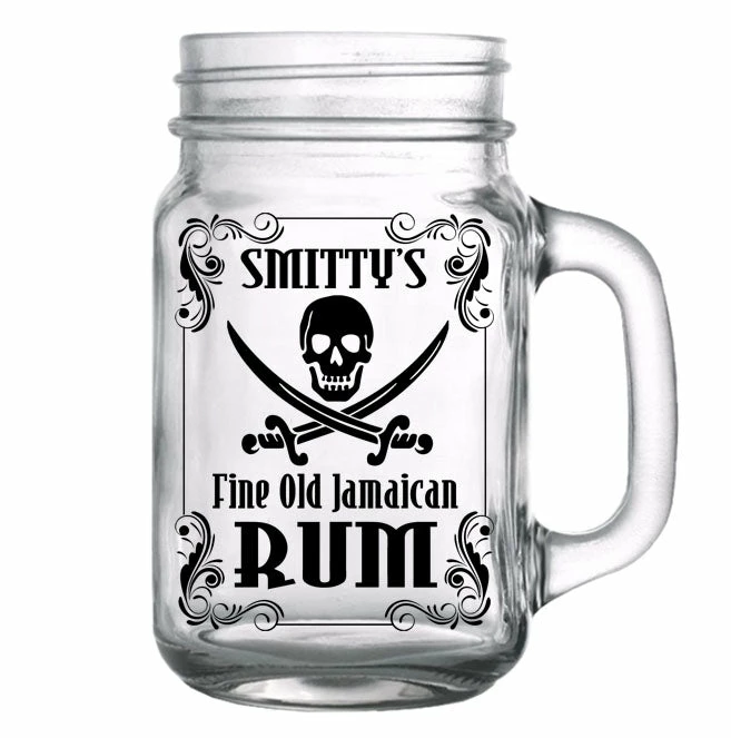 Budget ???? BarMan CUSTOMIZABLE - 16oz Mason Jar With Handle - Rum ???? 1 Budget ???? BarMan CUSTOMIZABLE - 16oz Mason Jar With Handle - Rum ????