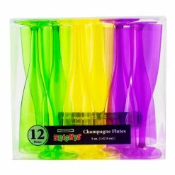 New 👏 BarMan 1 Piece Neon Pack Of Champagne Glasses - 12 Count - 5oz ❤️ 5 New 👏 BarMan 1 Piece Neon Pack Of Champagne Glasses - 12 Count - 5oz ❤️ -BarMan - shop neon 1 piece champagne cup scene2 700x700