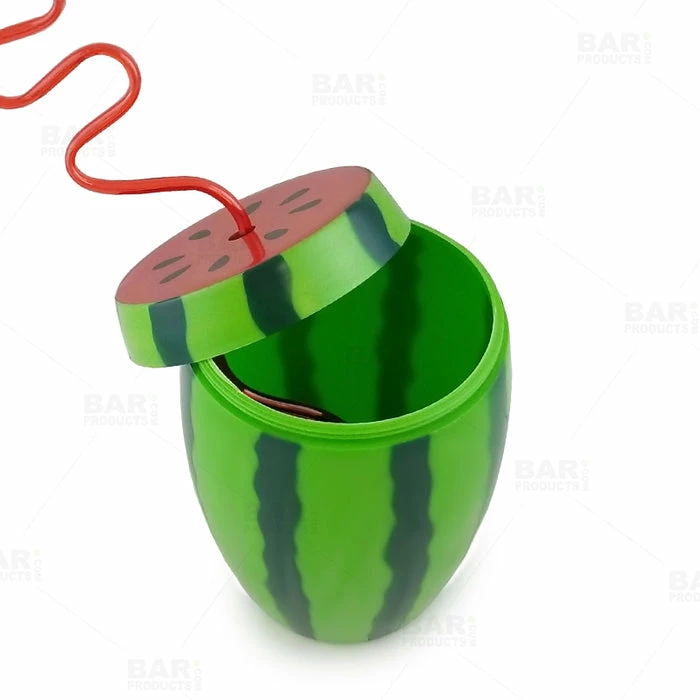 Outlet 🎁 BarMan BarConic® Watermelon Novelty Cup W/Lid And Straw - 28 Oz 🥰 4 Outlet 🎁 BarMan BarConic® Watermelon Novelty Cup W/Lid And Straw - 28 Oz 🥰 - Image 4
