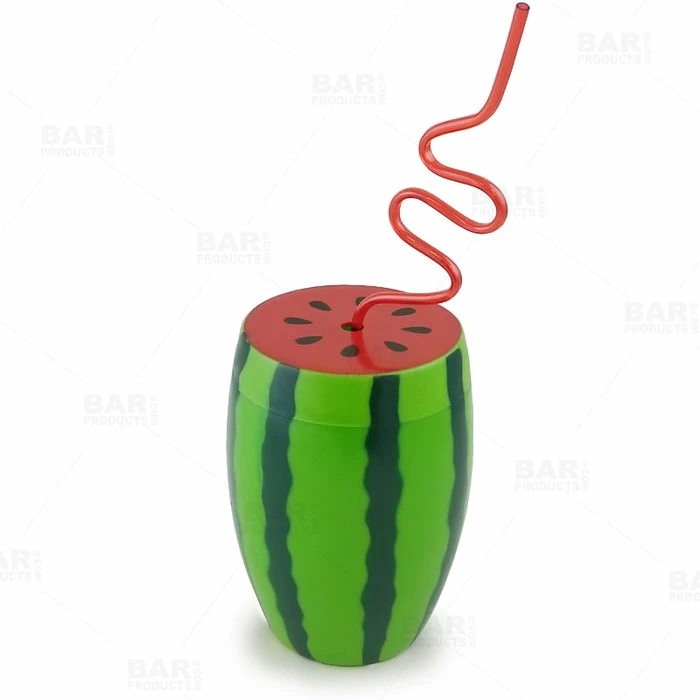 Outlet 🎁 BarMan BarConic® Watermelon Novelty Cup W/Lid And Straw - 28 Oz 🥰 1 Outlet 🎁 BarMan BarConic® Watermelon Novelty Cup W/Lid And Straw - 28 Oz 🥰