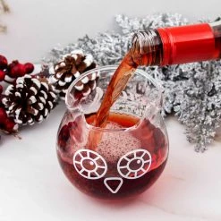 Best deal 👍 BarMan Stemless Wine Glass - The Owl - 14 Ounce 😉 -BarMan - shop owl wine glass scene1 700x700