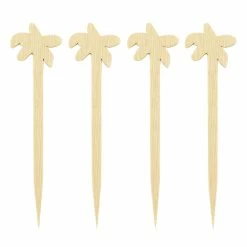 Coupon ✨ BarMan BarConic® Bamboo Palm Tree Cocktail Picks - 100 Pack 🥰