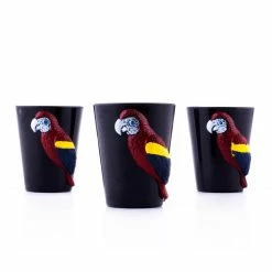 Best reviews of 🌟 BarMan Plastic Parrot Luau Shot Glasses - Set Of 3 🔔