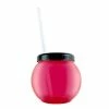 Wholesale ✨ BarMan BarConic® Pink Fishbowl Plastic Drinkware - 20 Ounce - With Lid And Straw 👍