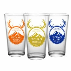New 🎁 BarMan CUSTOMIZABLE - 16oz Pint / Mixing Glass - Buck 😉 -BarMan - shop pint glass buck web 5 700x700