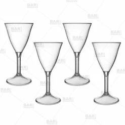 Wholesale 🌟 BarMan Plastic Martini Shot Glasses - 4 Pack - Reusable 🌟