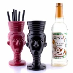 New 🔥 BarMan Polynesian Queen Tiki Gift Set ✔️