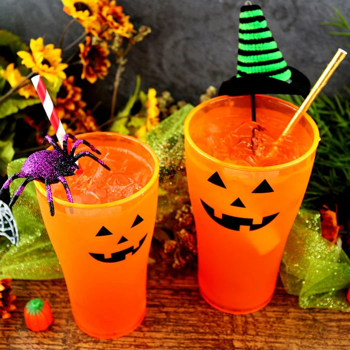 Brand new ๐ BarMan Classic Jack O'Lantern Polycarbonate Cup - Neon Orange - 2 Sizes Available โญ 2 Brand new ๐ BarMan Classic Jack O'Lantern Polycarbonate Cup - Neon Orange - 2 Sizes Available โญ - Image 2