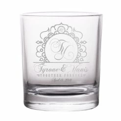 Best Sale 🧨 BarMan Together Forever 1 - CUSTOMIZABLE BarConic® Old Fashioned Rocks Glass 😉