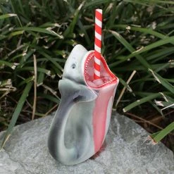 Outlet 😀 BarMan BarConic® Tiki Drinkware - Shark Bite - 14 Oz. 👏 -BarMan - shop shark tiki mug 3 bpc2 700x700