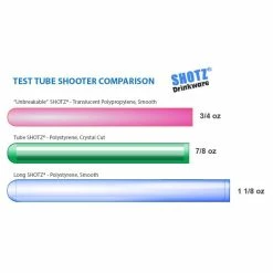 Deals 🌟 BarMan Long SHOTZ® 7" Test Tube Shooters, Smooth Polystyrene (100 Pack) 😀 -BarMan - shop shotz tubes comparison 700x700