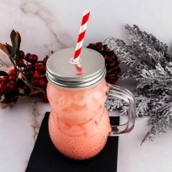 Best Pirce 😍 BarMan BarConic® Snowman Mason Jar W/handle - 16 Ounce ⌛ -BarMan - shop snowman masonjar4 700x700