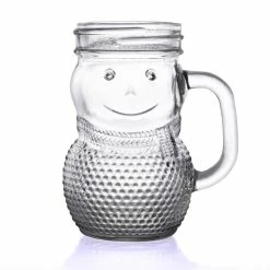 Outlet 😍 BarMan BarConic® Snowman Mason Jar - 4 Ounce ⌛