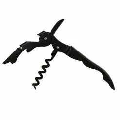 Wholesale ๐ฅ BarMan BarConicยฎ Double-Hinged Corkscrew - Matte Black With Black Worm ๐